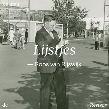 Lees Roos van Rijswijk, Lijstjes, bij De Revisor