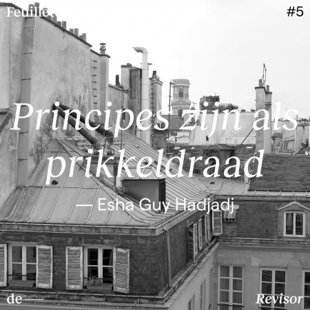 Lees Esha Guy Hadjadj, Principes zijn als prikkeldraad 5